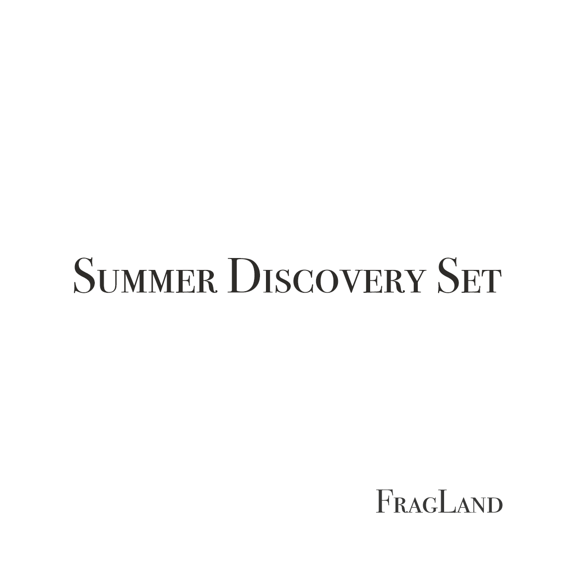 FragLand Summer Discovery Sample Set